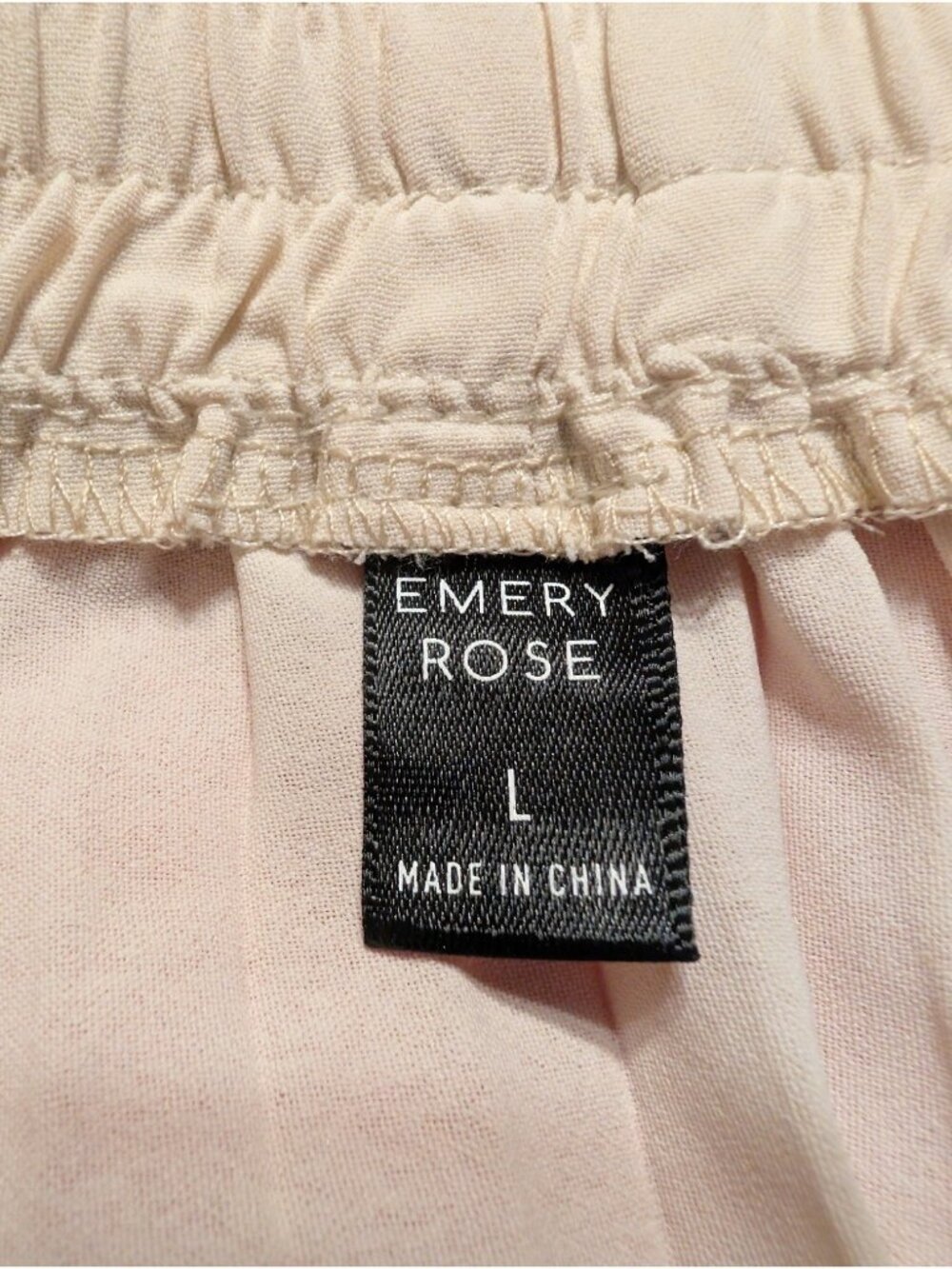 Emery Rose Beige Pleated High Waist Midi Skirt L sw230206795893 Minimalist Chic - Picture 4 of 6